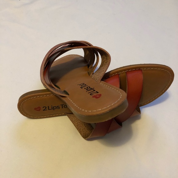 DONATED 2 Lips Too Slide In Sandals - Picture 14 of 16